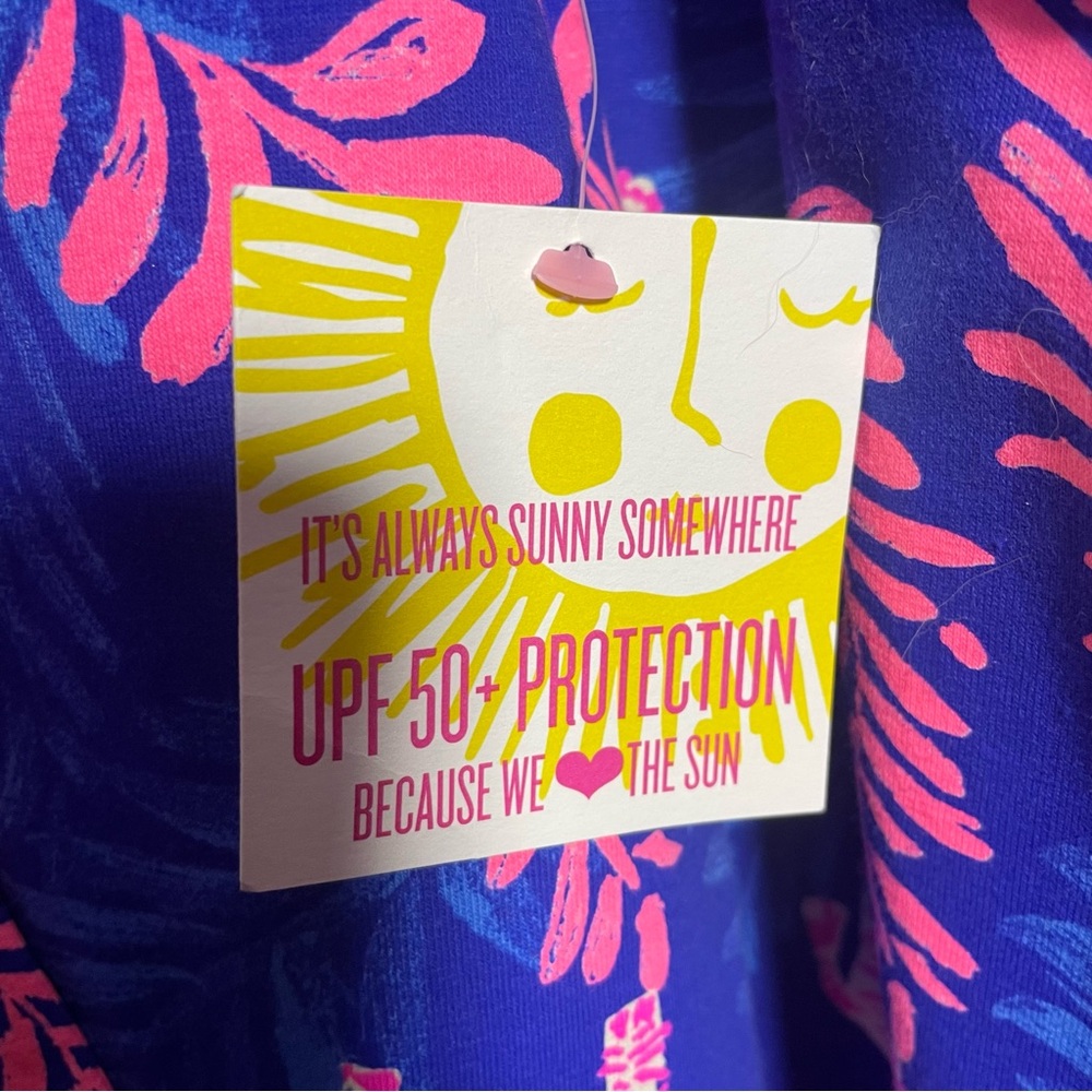 Lilly Pulitzer Skipper Popover Zebra Pullover UPF 50+ NWT $98 Retail - Picture 7 of 13